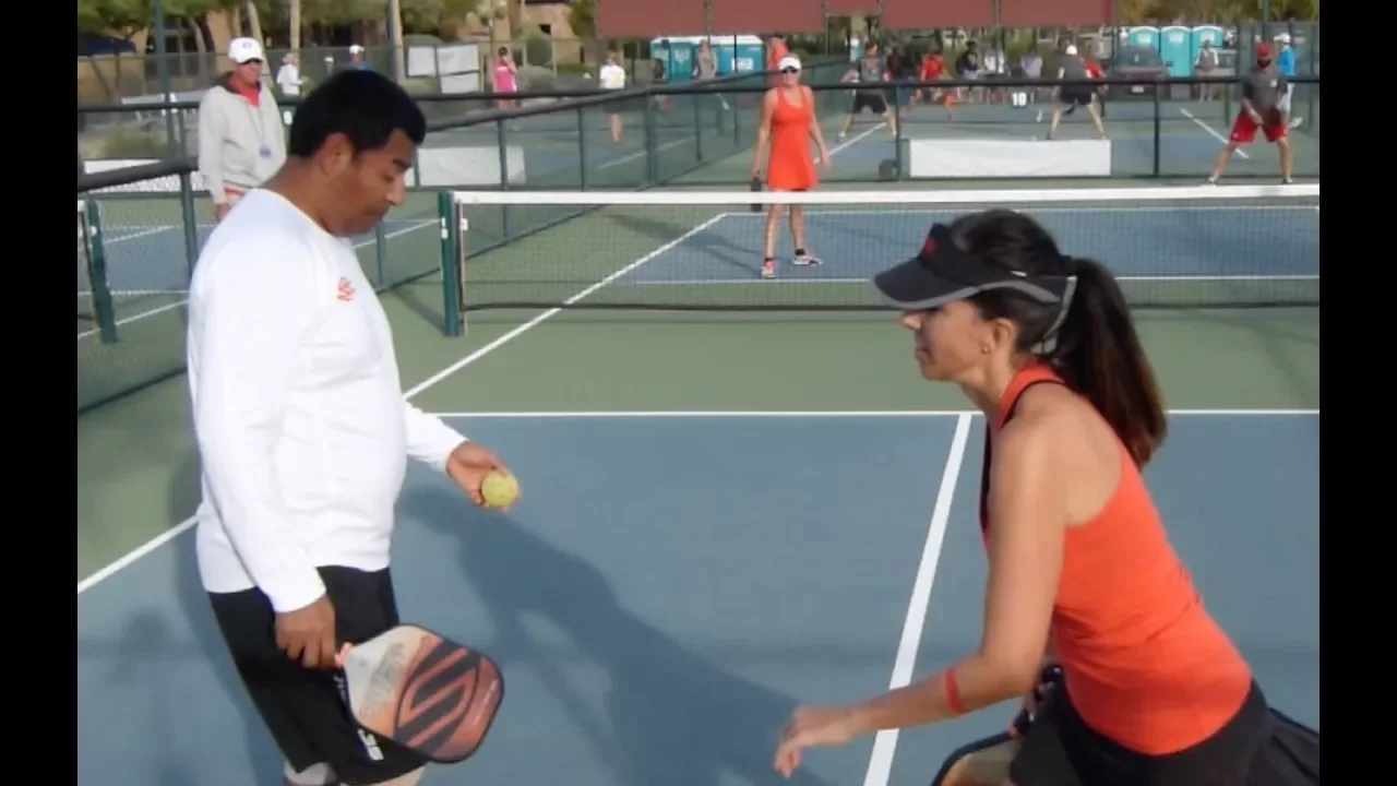 Nationals Pickleball-35+MX Enrique Ruiz/Lynn Syler v Rich Karnes/Wynsma-Karnes part