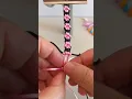 Instructions for tying a cute cat paw bracelet