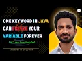 Java Constants vs Variables Explained under 5 Minutes Beginners Must Watch