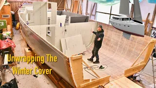 Unwrapping the Boat & Why We Want a Nav Station –  Ep. 437 RAN Sailing