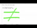How to Prove Same-Side Interior Angles are Supplement 2-column proof Mathematics by Queen Beaute