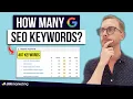 How Many SEO Keywords Should I Use How I Ranked 487 on One Page