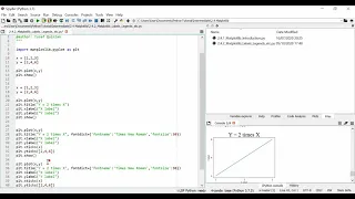 Python Tutorial 2 4 2 Matplotlib Labels Legends etc