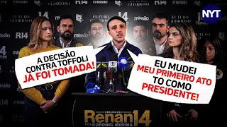 RENAN SANTOS anuncia ATAQUES contra TOFFOLI e MORAES! Cury foi DETONADO!