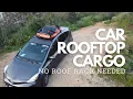 FIVKLEMNZ Car Rooftop Cargo Carrier 15 Cubic Car Roof Bag Installation without Roof Rack