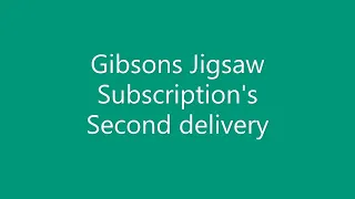 Gibsons jigsaw subscription delivery