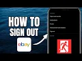 How To Sign Out From Ebay Log Out From Ebay