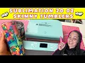 HTVRONT Auto Tumbler Press How to Sublimate a 20oz Skinny Tumbler For Beginners