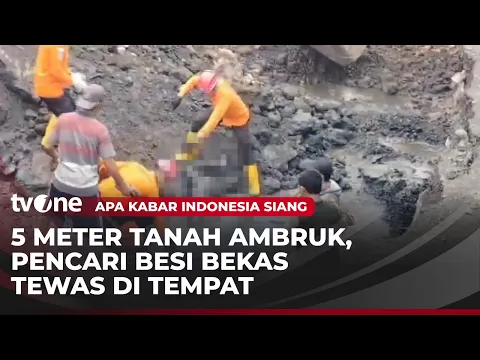Tumpukan Tanah Setebal 5 Meter Menimpa Pencari Besi Bekas Hingga Tewas