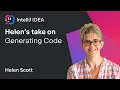 IntelliJ IDEA Helen s Take On Generating Code