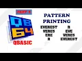 STRING PATTERN PRINTING in QBasic Part 4 using MID Make Easy