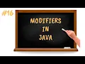 Modifiers in Java Java Tutorial for Beginners in Tamil