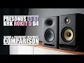 Lagu PreSonus E5 XT  vs  KRK Rokit 5 G4  ||  Sound \u0026 Frequency Response Comparison
