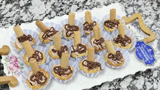 ميني طارط أو تارتوليت بالشكلاط مقرمشة ولذيذة! بعجينة اقتصادية وكريمة كتدوب ف الفم 🍫✨