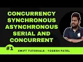 Concurrency Sync Async Serial Concurrent queue and Thread with example in Swift 5