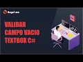 Como validar campo vacio de un Textbox en c Framework NET