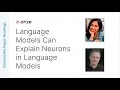 Language Models Can Explain Neurons in Language Models