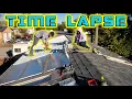 Time lapse of Installing Metal Roofing over shingles in 1 Minute with Menards materials