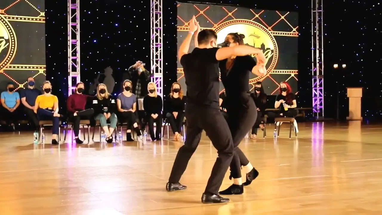 Improv West Coast Swing - Ben Morris & Lisa Picard - Easter Swing 2022 Champions Jack & Jill 5th