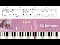 CHEEZE (치즈) - My Romance (갯마을 차차차 OST, Hometown Cha Cha Cha OST) | Piano Tutorial | Sheet Music