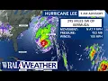 Hurricane Lee brings dangerous rip currents to East Coast Cat 1 Hurricane Landfall in Canada