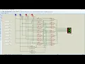 7 Segment display using Logic Gate in Proteus