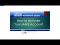 How to Activate Your MGS Account in MANI