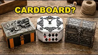 You Won't Believe These Boxes Were Just Cardboard! ✨ DIY Vintage Crafts