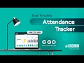 Attendance Tracker Excel Template - Walkthrough