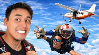 ME LANCÉ DE UN AVIÓN