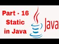 Static in Java Learn Java in Tamil Java Tamil Vathiyar Part 16