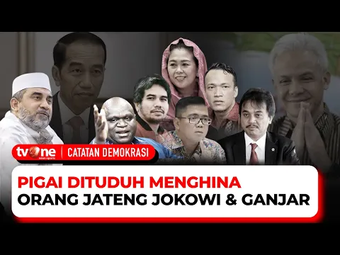 [FULL] Pigai Dituduh Menghina Orang Jawa Tengah, Jokowi dan Ganjar | Catatan Demokrasi tvOne