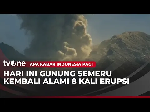 Gunung Semeru Erupsi Lagi