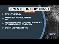 2 dead in fiery crash