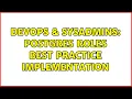 DevOps SysAdmins Postgres roles best practice implementation