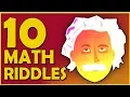 10 Easy Math Riddles - 95 Fail