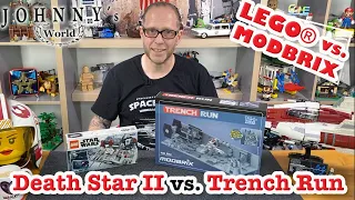 LEGO® vs. Modbrix - Death Star II Battle vs. Trench Run 40407 - 6918 ... ein Vergleich(sversuch)
