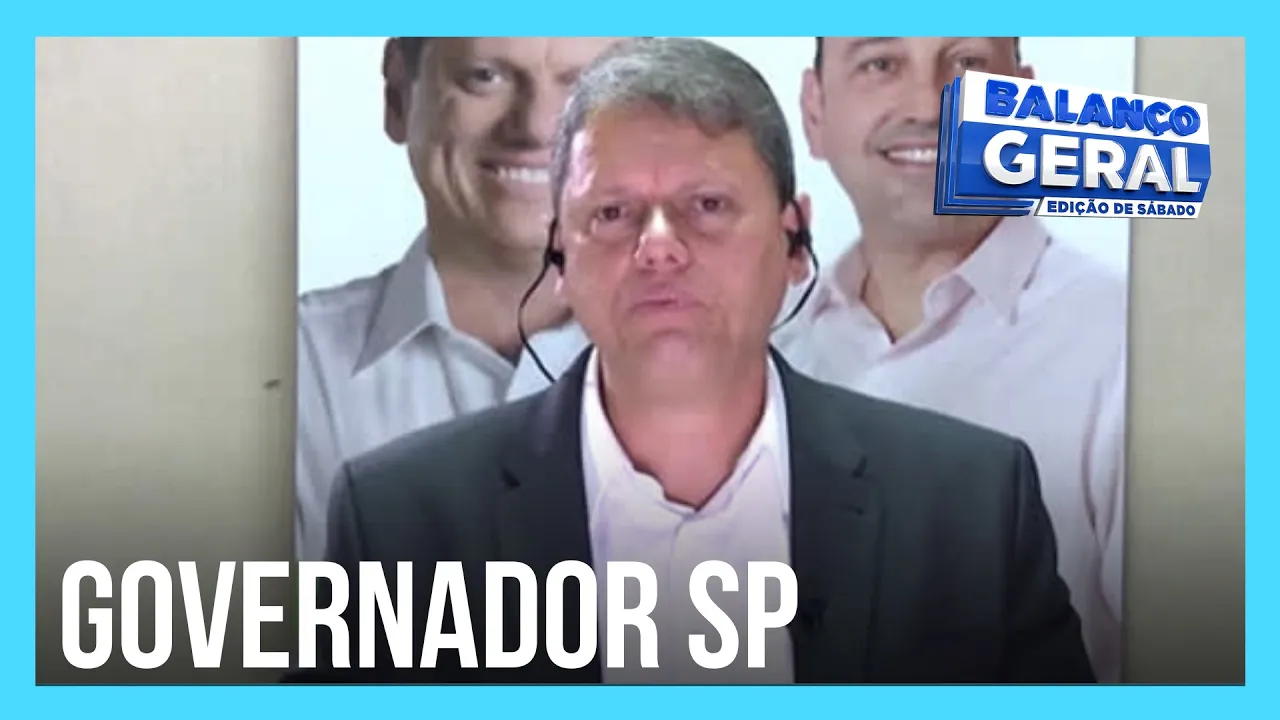 Governador eleito de SP, Tarcísio de Freitas conversa com Reinaldo Gottino