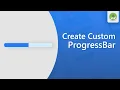 Create custom Horizontal ProgressBar in android studio Android studio tutorial