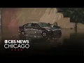 Storms leave some drivers stranded on flooded roads