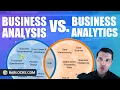 Business Analysis vs Business Analytics They Are Not The Same