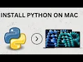 How to Install Python 3 on MacBook Latest Install VSCode on macOS Install ipython