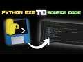 How to Convert Python exe Back to Source Code Educational Purposes Only