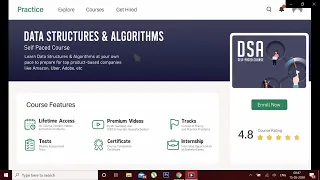 DSA Self Paced Course GeeksforGeeks