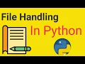 File Handling In Python python tutorial for begginer priyansh jain