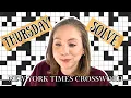Why do I always do this to myself Thursday Solve April 24 2025 NYT Crossword
