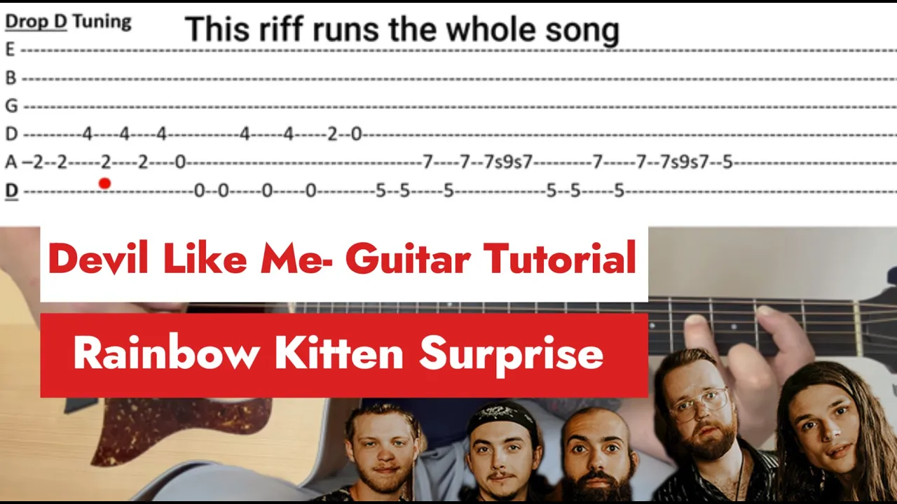 How to play Devil Like Me (Rainbow Kitten Surprise)