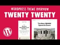Twenty Twenty WordPress Theme Overview
