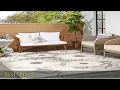 Nourison Aloha Multicolor 7 x 10 Area Rug Easy Cleaning Non Shedding Bed Room