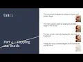 Just Words Review Unit 1 Part 4